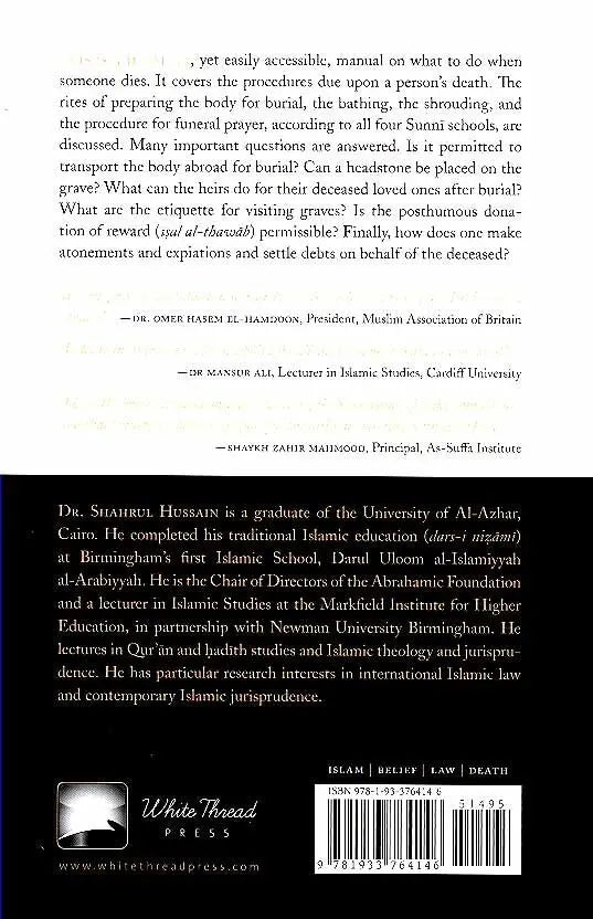 What The Living Can Do For The Dead: According to the Qur'an and Sunna and the Opinions of the Classical Scholars of Islam