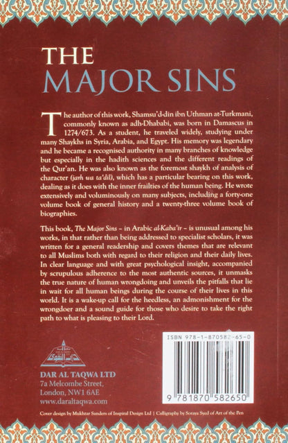 The Major Sins (al-Kaba'ir) By Imam adh-Dhahabi