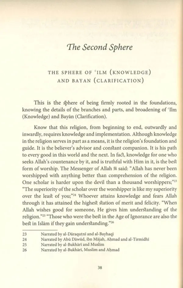 The Spheres of Islam, Iman, Ihsan & Irfan