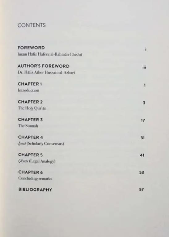 the four sources of shari'ah the four sources of shari'ah