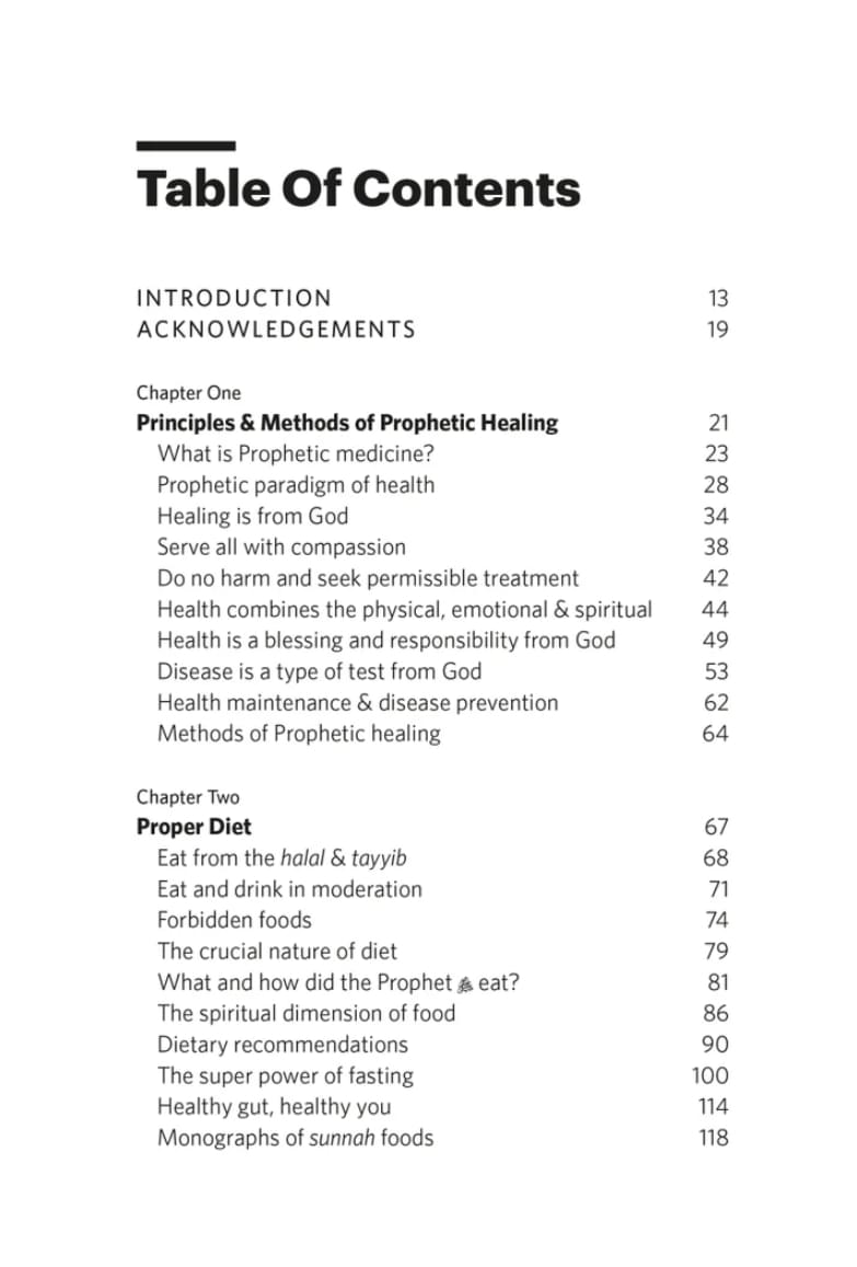 prophetic healing: how to achieve vibrant, holistic health using the best of prophet muhammad’s guidance and modern science
